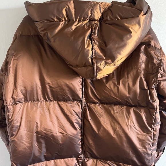 Sosken Studios Bronze Janis Down Puffer Coat - Picture 4 of 7